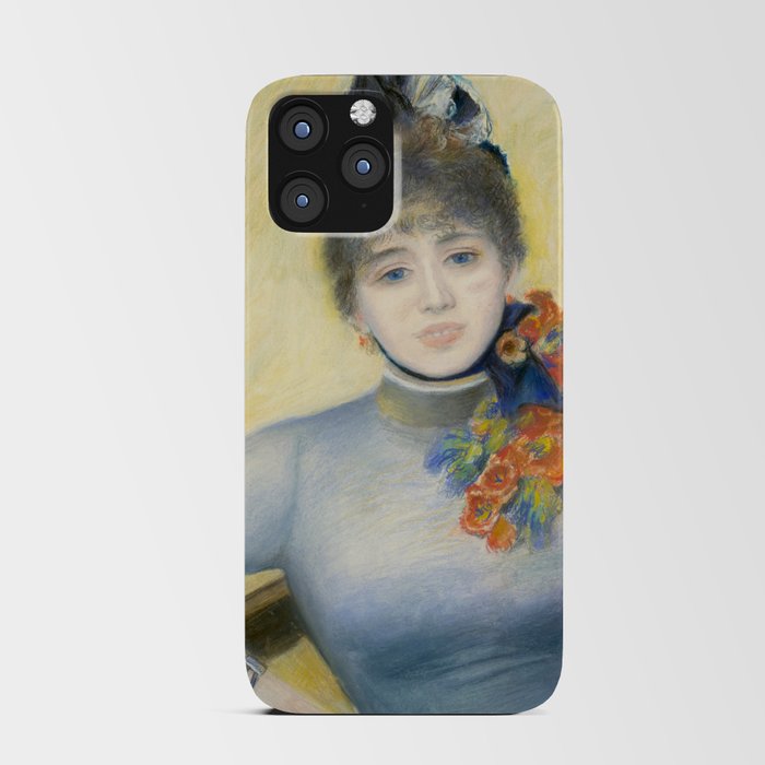 Caroline Remy, Severine, 1885 by Pierre-Auguste Renoir iPhone Card Case