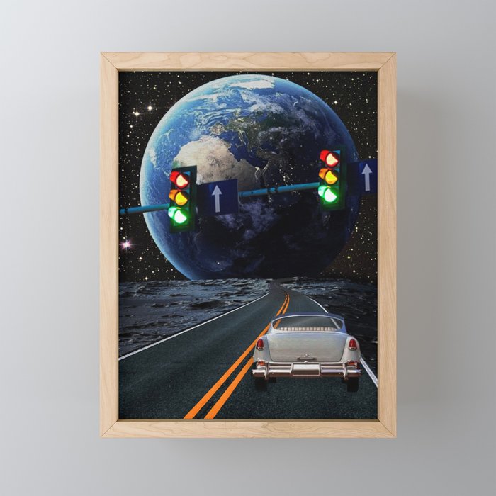 road to space Framed Mini Art Print