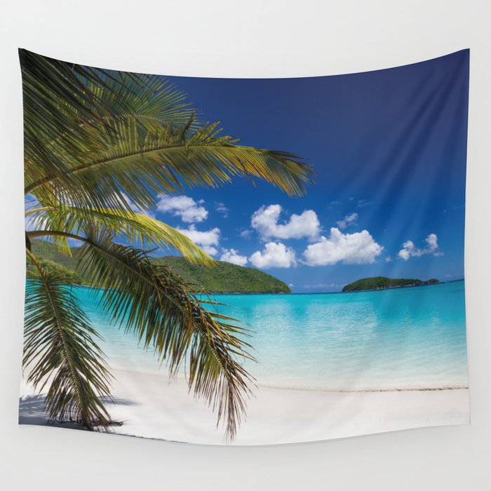 Tropical Shore Wall Tapestry by Down The Shore | Society6
