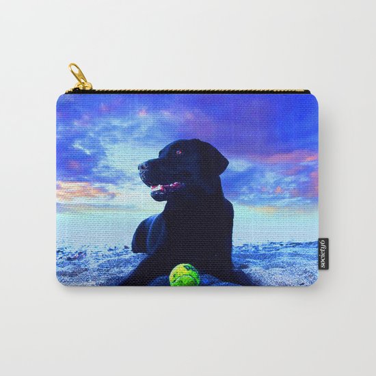 Ziggy Black Labrador Carry-All Pouch