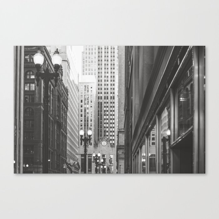 LaSalle Street - Chicago Photography Canvas Print