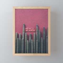 Mexico Mi Amor Framed Mini Art Print