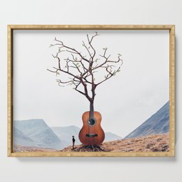 Guitar Tree Serving Tray