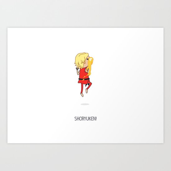 Shoryuken! Art Print