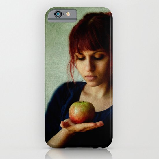 the girl with the apple iPhone & iPod Case