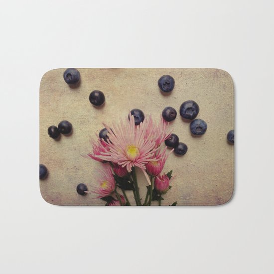 Blooms and Berries Bath Mat