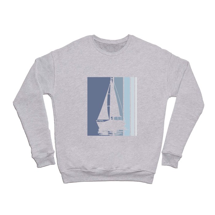 Sailboat Retro | Captain Sailor Sailing Vintage Crewneck Sweatshirt
