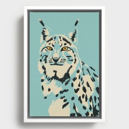 Big Cat Lynx Framed Canvas
