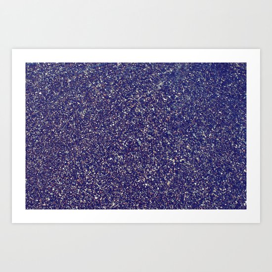 Black Sand III (Rose) Art Print