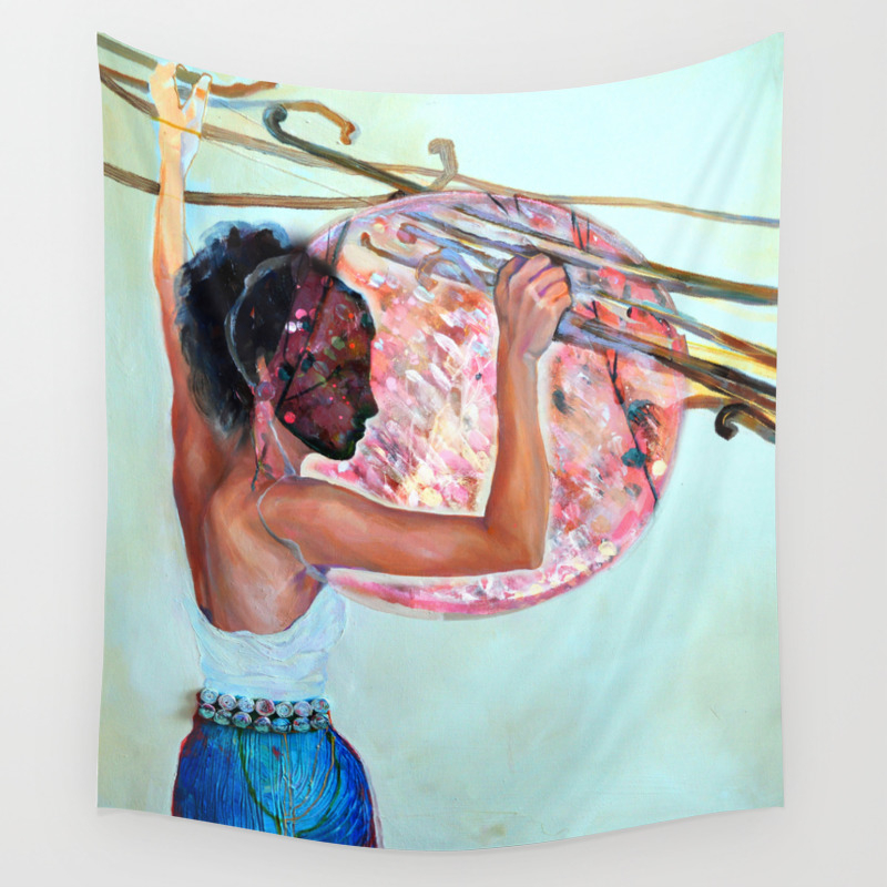 Full Moon Woman Wall Tapestry By Nevyanaart Society6