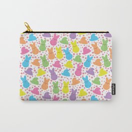 Peeps Easter Candy Pattern Carry-All Pouch | Pastel, Holidaycandy, Foodwithfaces, Peepchicks, Peepscandy, Marshmellow, Pidesignprints, Kawaiifood, Colorful, Cutefood 