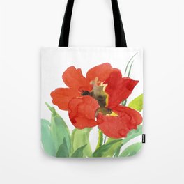 Flower. Poppy Tote Bag