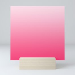 Hot Pink Ombre Mini Art Print