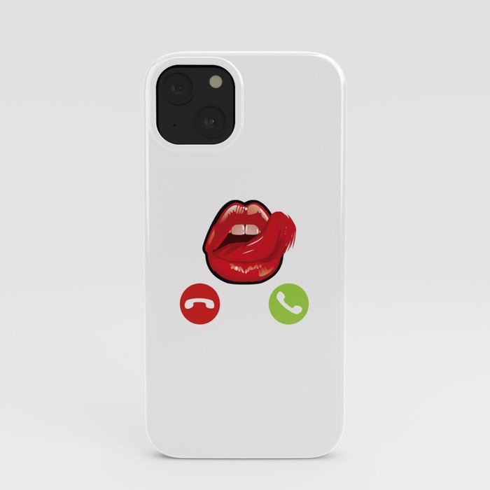 Naughty Design 0 Fancy a Shag? Sex Intercourse, Sexual Licking Lips Design iPhone Case
