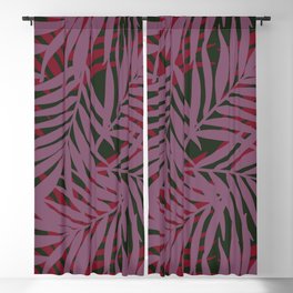 Light Tropical Foliage Blackout Curtain