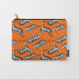 Tigers (Orange and White) Carry-All Pouch | Pantheratigris, Panther, Felines, Wildlife, Orange, Animal, Bright, Pop, Art, Cats 
