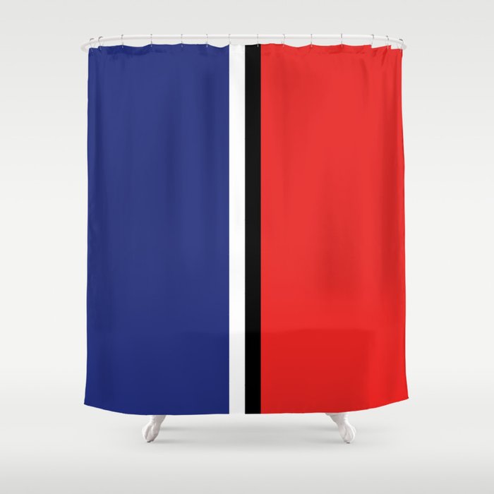 Two Color And Black White Royal Blue Red Shower Curtain By Royal Blue And Red Shower Curtain