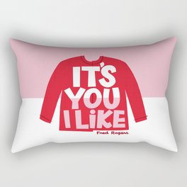 It's You I Like Mister Rogers Sweater Rectangular Pillow