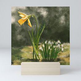 Daffodils and Snowdrops in Spring Mug Mini Art Print