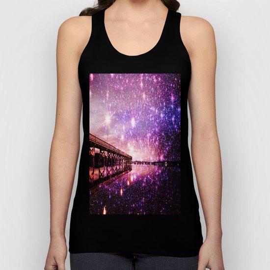 Enchanting Bridge Over Mystic Waters Unisex Tank Top