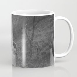 Black and white stags in the Scottish Highlands Mug