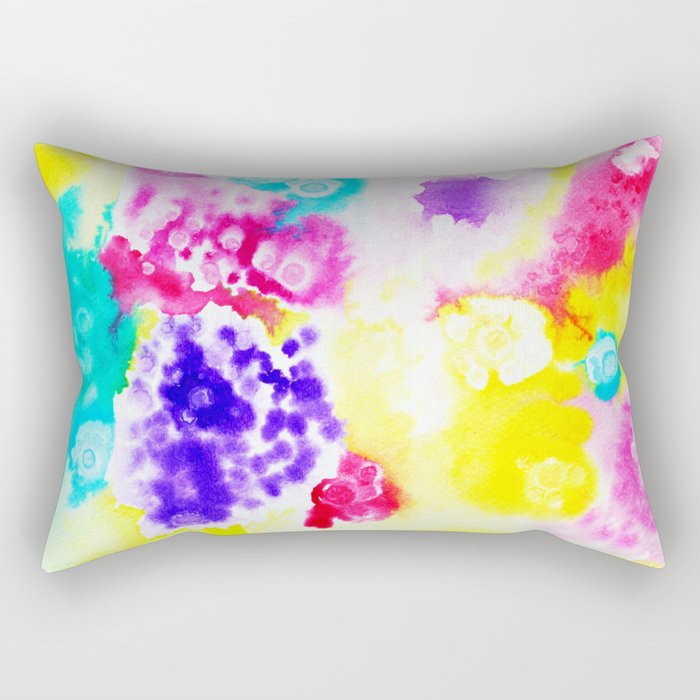 Abstract watercolor Rectangular Pillow