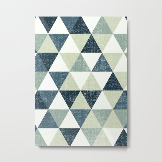 triangles 2 Metal Print