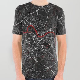 Dresden City Map of Germany - Oriental All Over Graphic Tee