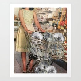 (Disco)unt Supermarket Art Print