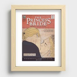 The Princess Bride Comic Style Print Recessed Framed Print