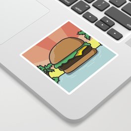 Burger Paradise Sticker