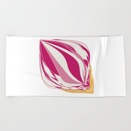 Strawberry Icecream Beach Towel