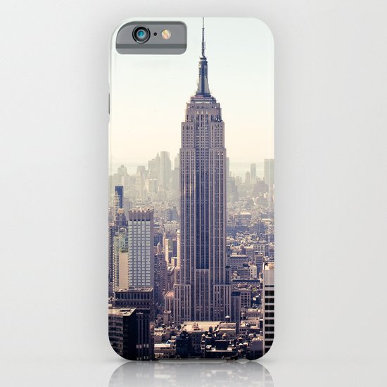 Manhattan - Empire State Building Pano | colored iPhone & iPod Case