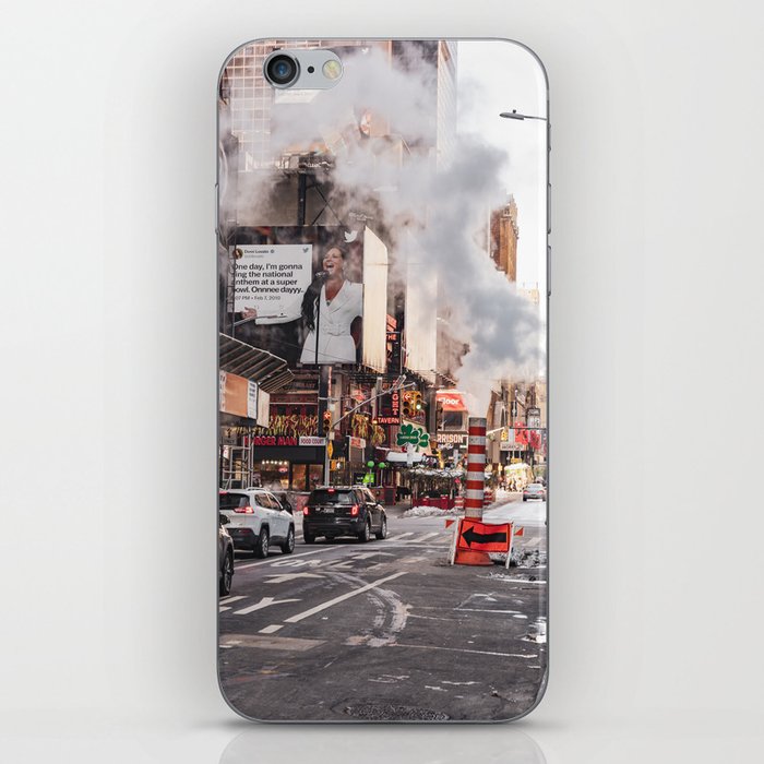 New York City Steam in the Street | Photography iPhone Skin
