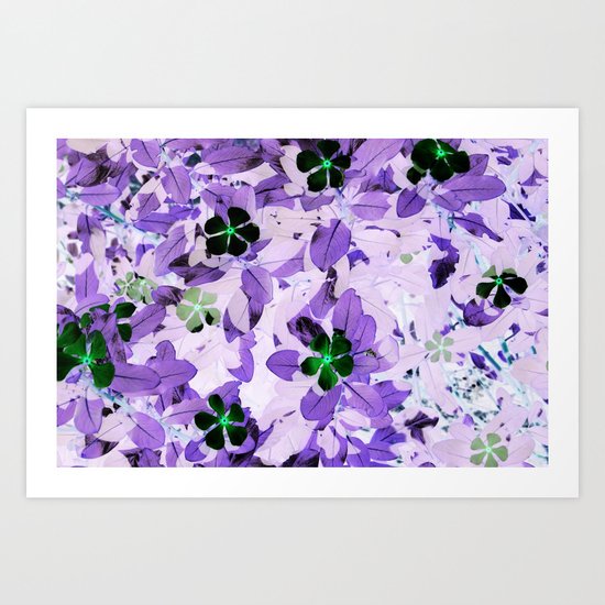 Shades of Purple Art Print