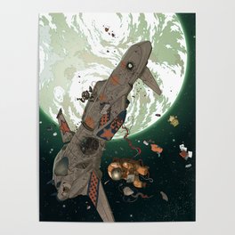 Space Casey Poster