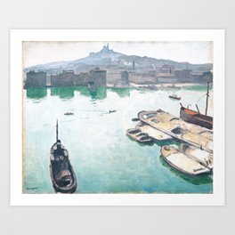 Albert Marquet - Port de Marseilles Art Print