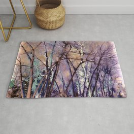 Trees are Poems That the Earth Writes Upon the Sky Rug | Vintage, Abstract, Photo, Tree, Blue, Green, Forest, Abstracttrees, Summer, Autumn 