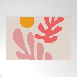 Henri Matisse - Leaves - Blush Welcome Mat