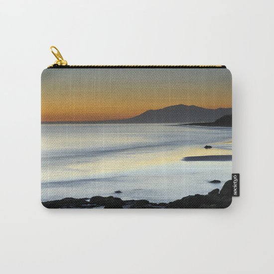 "Serenity beach". Orange sunset Carry-All Pouch
