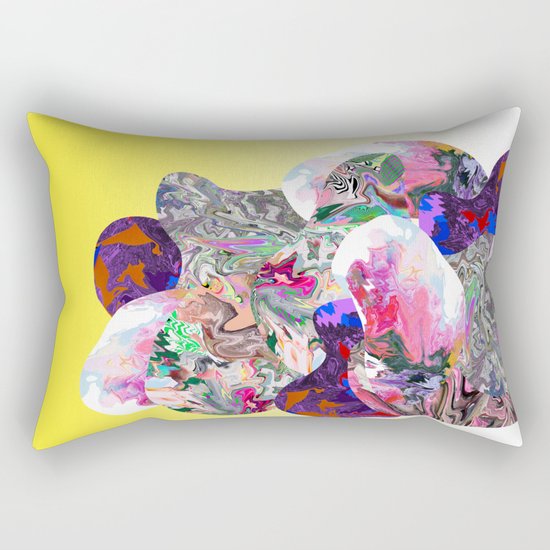 Hidden Faces Rectangular Pillow