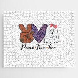 Peace Love Boo Jigsaw Puzzle