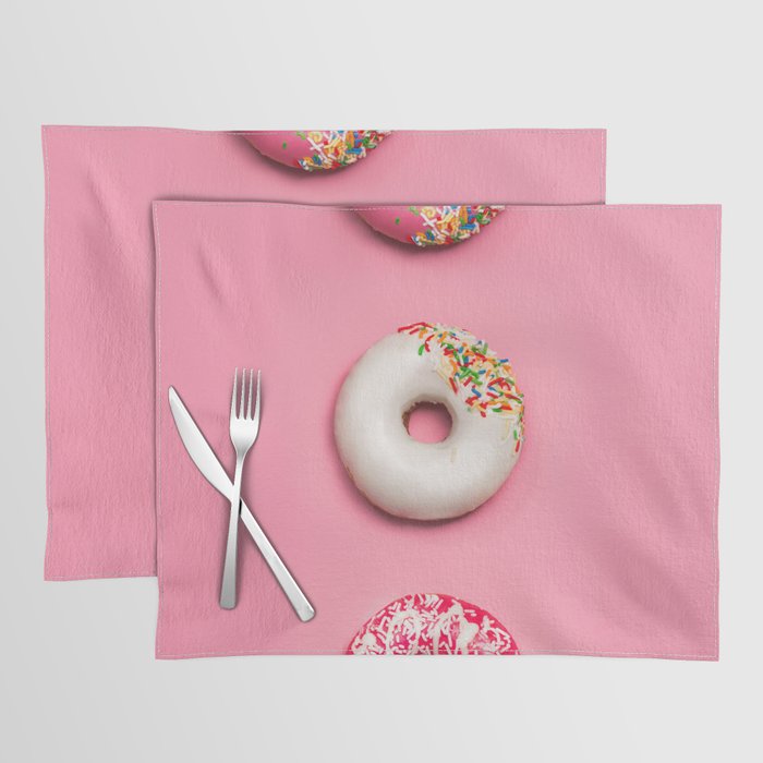 Pink Donuts Placemat