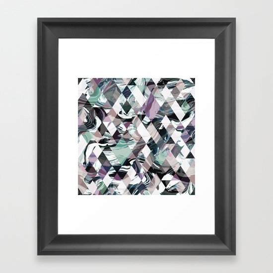 Diamond Rock Framed Art Print