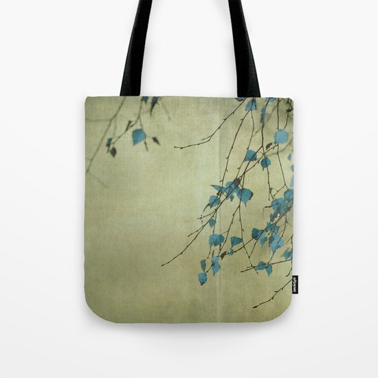Tree in blue Tote Bag