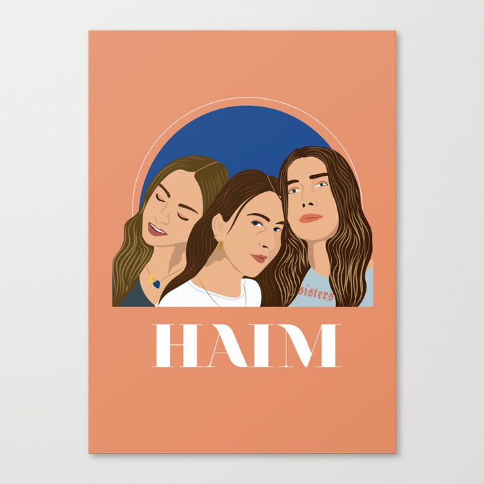 Haim Sisters Canvas Print