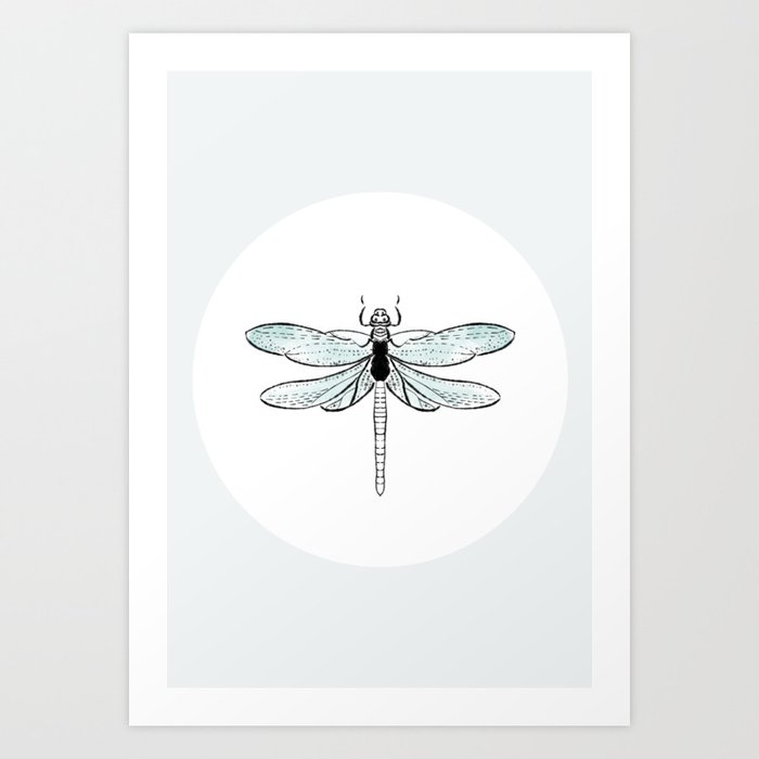  Black Insects  Art Print