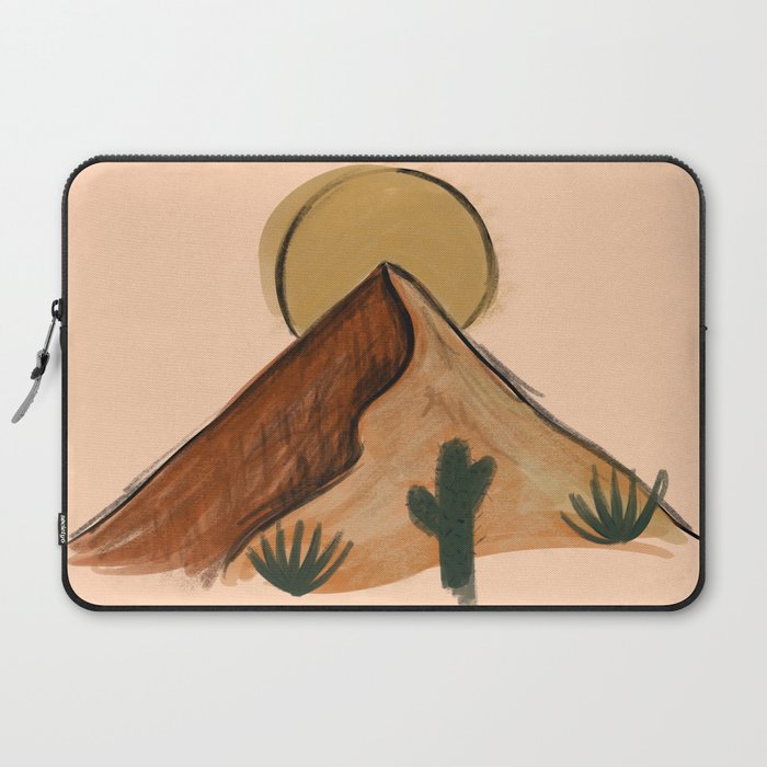 Desert Abstract Montain Laptop Sleeve By Artbymaddy Society6