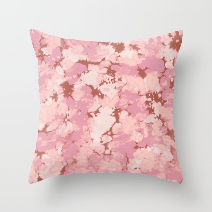 Pink Color Crush Throw Pillow