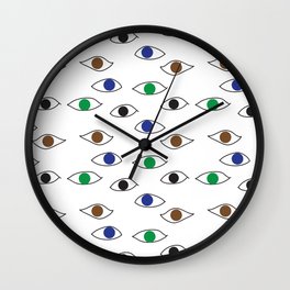 All eyes on you Wall Clock